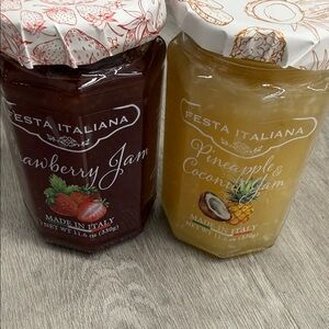 Strawberry and Pineapple Coconut Jam Set